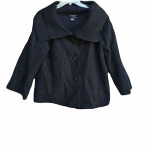 Sandro 100% wool black jacket size medium